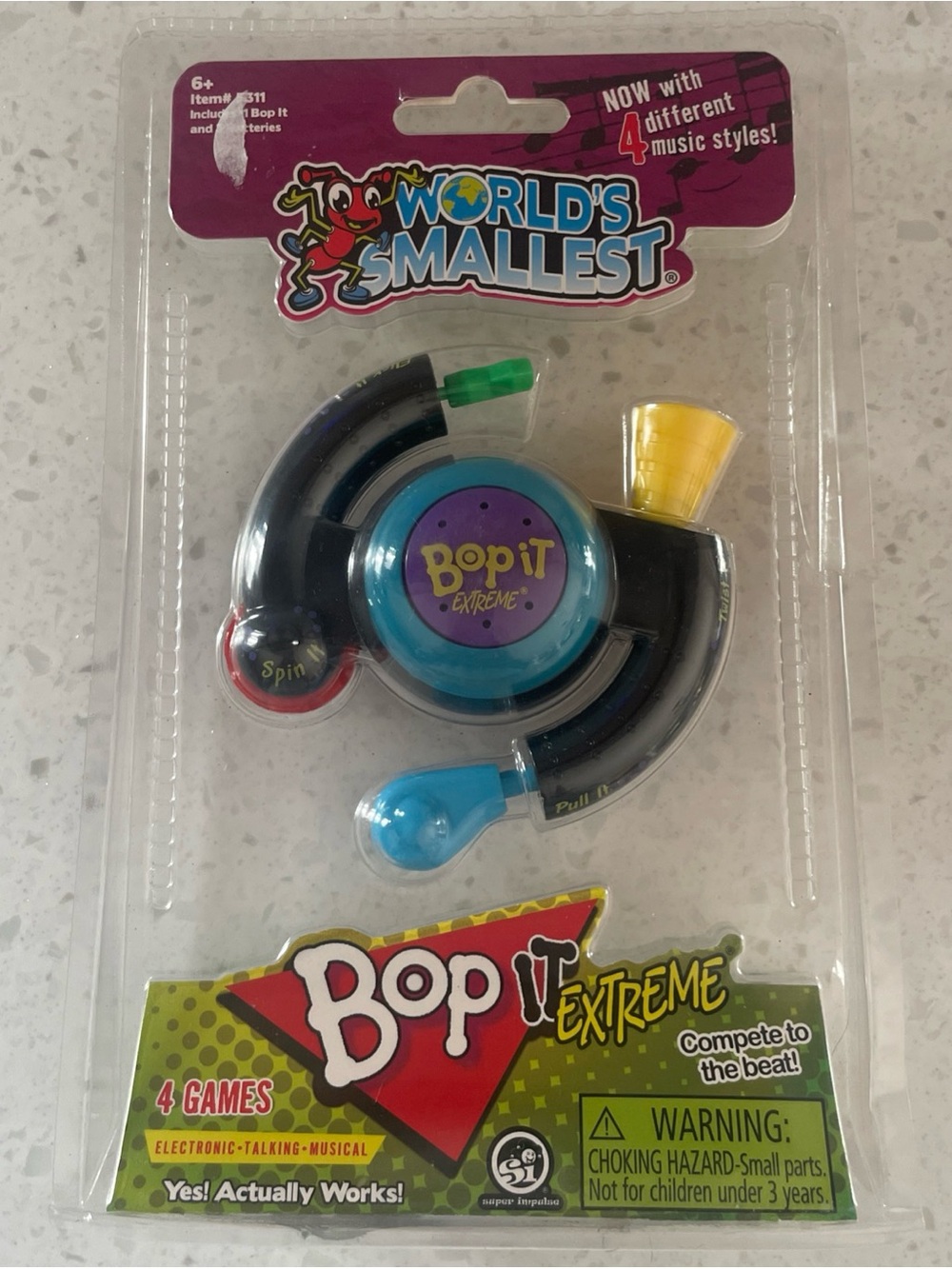 World's Smallest Bop It Extreme – Play The Classic Bop It Challenge New